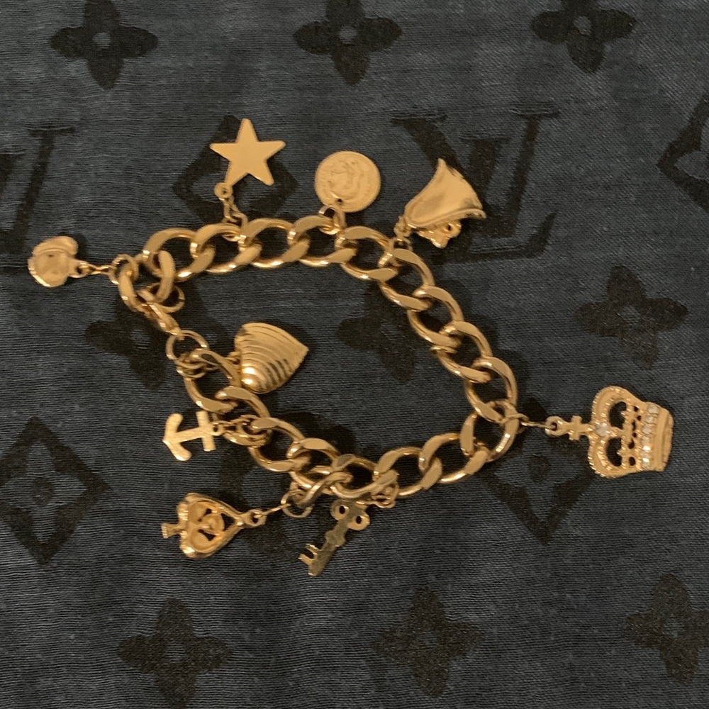 Two Gold Tone Bracelets - Picture 2 of 4